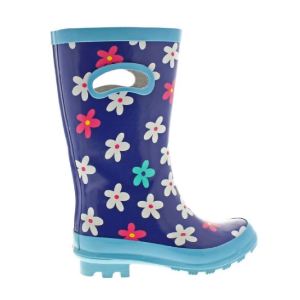 Outbound Kids/ Flower Rubber boots/ rain boots ☔️Size 3
